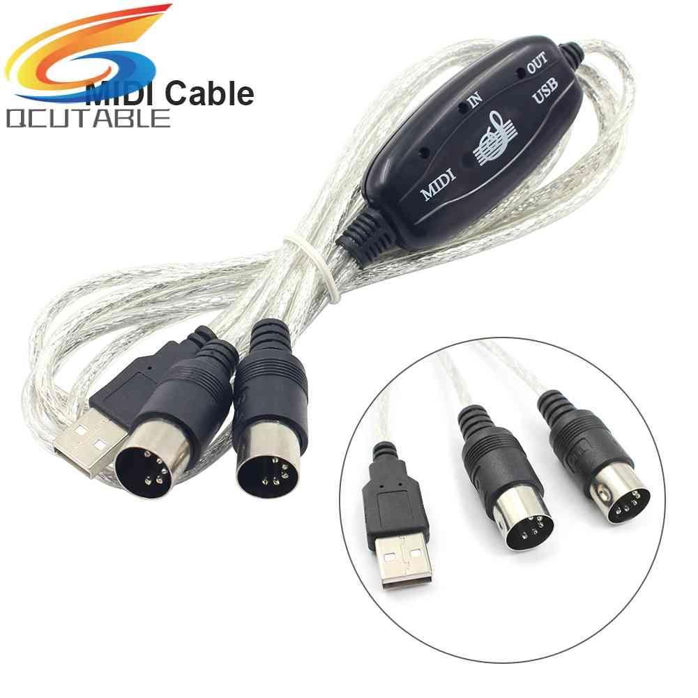 Cáp Chuyển Đổi MIDI Sang USB Chuyên Nghiệp Cho Bàn Phím Điện Tử
