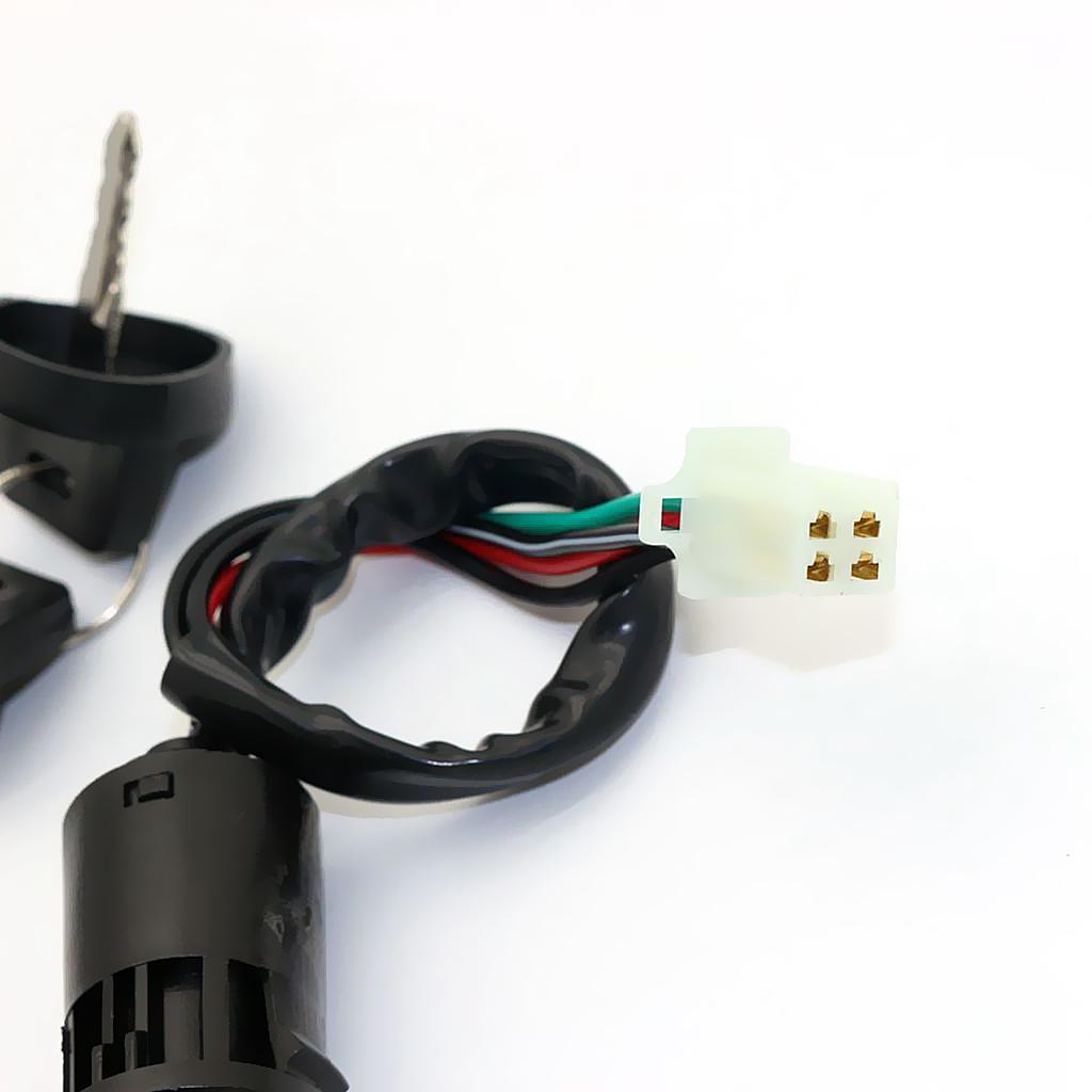 4 Wire Ignition Key Switch 50cc 110cc 125cc 250cc Quad Dirt Bike ATV