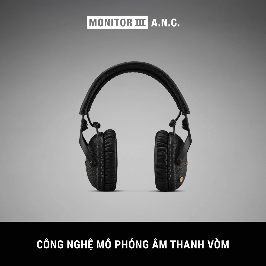 [NEW ARRIVAL] Tai nghe True wireless Marshall Monitor III A.N.C. - Hàng Chính Hãng