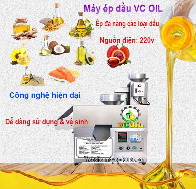 Máy ép dầu VC OIL KD01 Hàng chính hãng