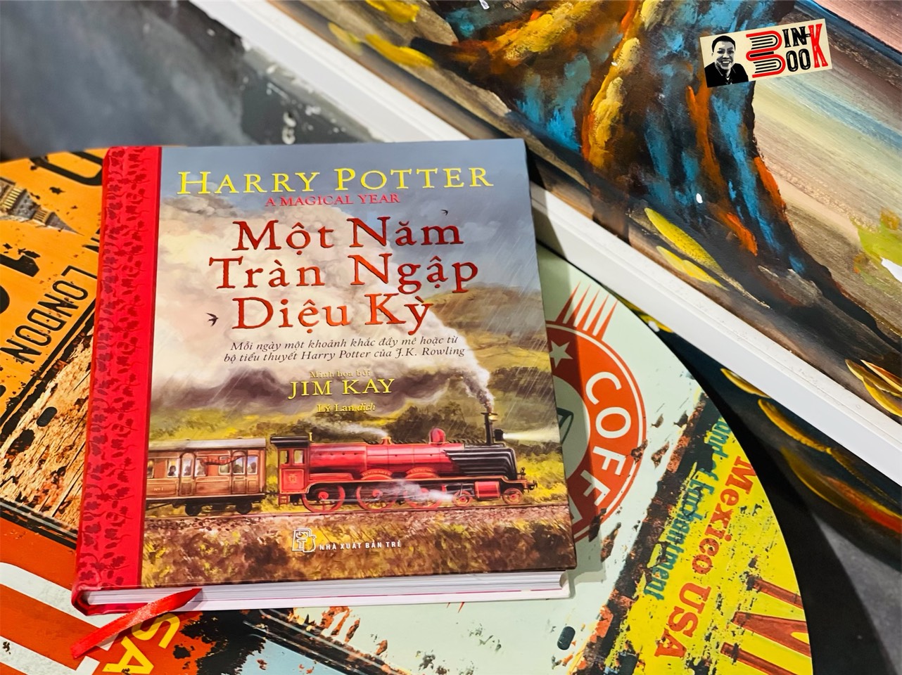 [Bìa cứng, minh họa in màu] HARRY POTTER - MỘT NĂM TRÀN NGẬP DIỆU KỲ - J.K.Rowling - Jim Kay minh họa – Nxb Trẻ