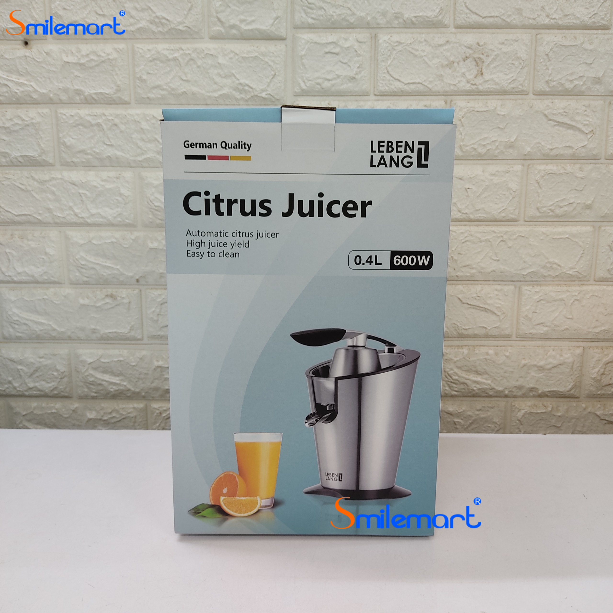 Máy vắt cam LEBENLANG model LBC388 600W-400ml Bảo hành 2 năm