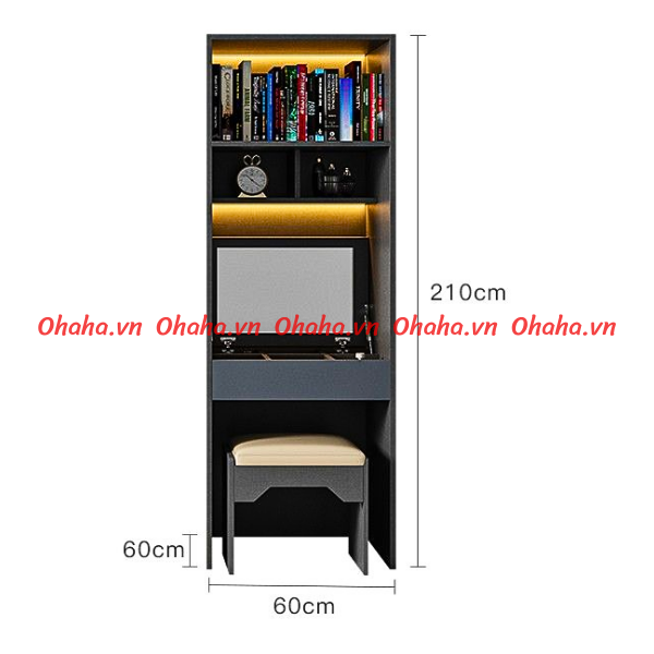 TỦ QUẦN ÁO CÁNH KÍNH OHAHA - TCK002