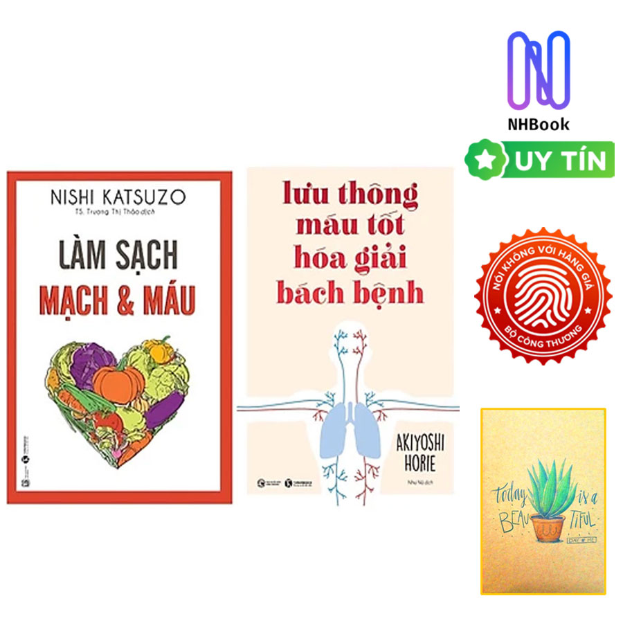 Combo 2 cuốn : Làm Sạch Mạch Và Máu + Lưu Thông Máu Tốt Giải Hóa Bách Bệnh 