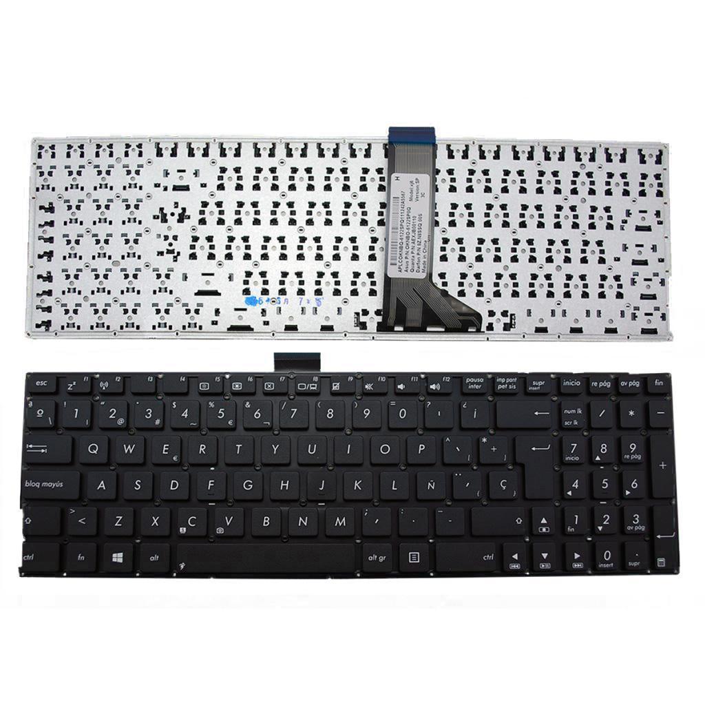 New Black Spanish Layout Keyboard without Frame for ASUS K555 X555 Desktop