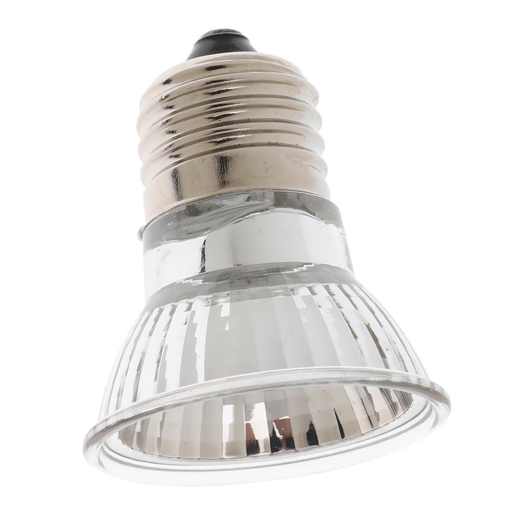 2pcs 50W E27 UVA+UVB Light Bulb Reptile Pet Terrarium Brooder Heater Lamp