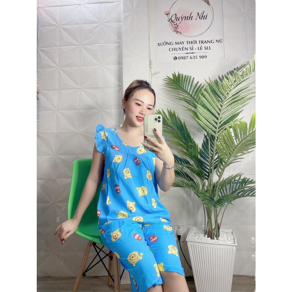 ĐỒ BỘ TOLE LANH 2 DA - MẪU MỚI - ĐỒ BỘ MẶC NHÀ HỌA TIẾT DỄ THƯƠNG (ẢNH THẬT) CÓ SZ 40-75KG - TL51