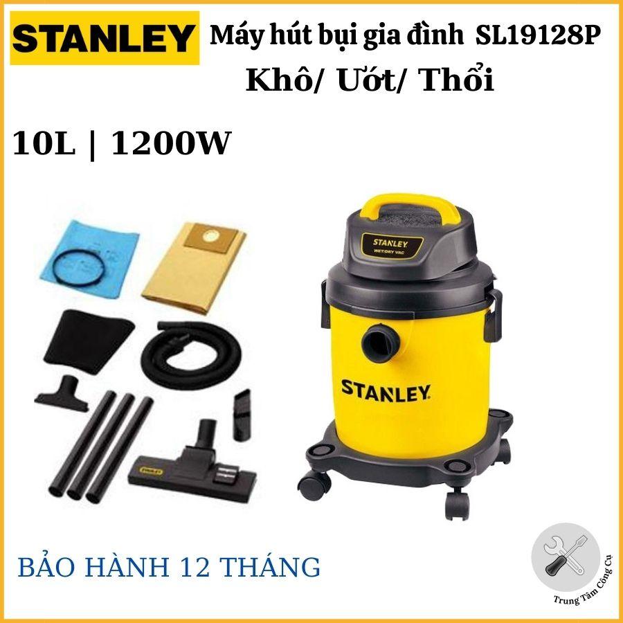 Máy hút bụi gia đình 9L Stanley SL19128P công suất 1200W hút bụi Khô và Ướt -Hàng chính hãng