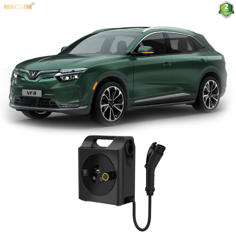 Sạc ô tô điện Vinfast VF8 ev - Sạc tại nhà - di động cao cấp 3,68KW chính hãng Macsim