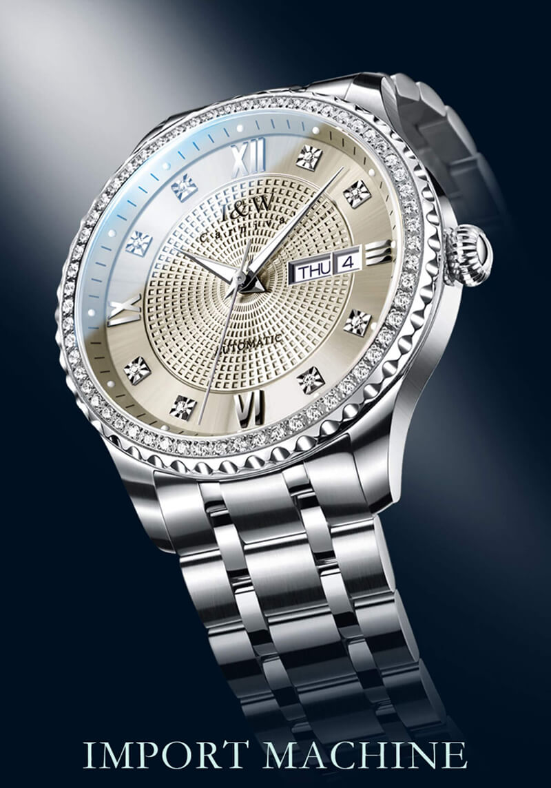 Đồng hồ nam chính hãng IW CARNIVAL IW615G-2 Kính sapphire ,chống xước ,Chống nước 50m ,Bảo hành 24 tháng,Máy cơ ,dây kim loại thép không gỉ 316L, thiết kế đơn giản dễ đeo