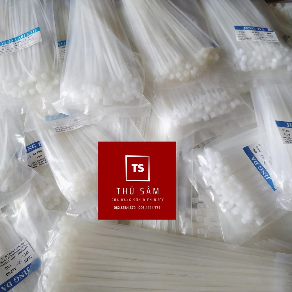 Dây rút nhựa đủ kích cỡ chất liệu nhựa polime giá 100g