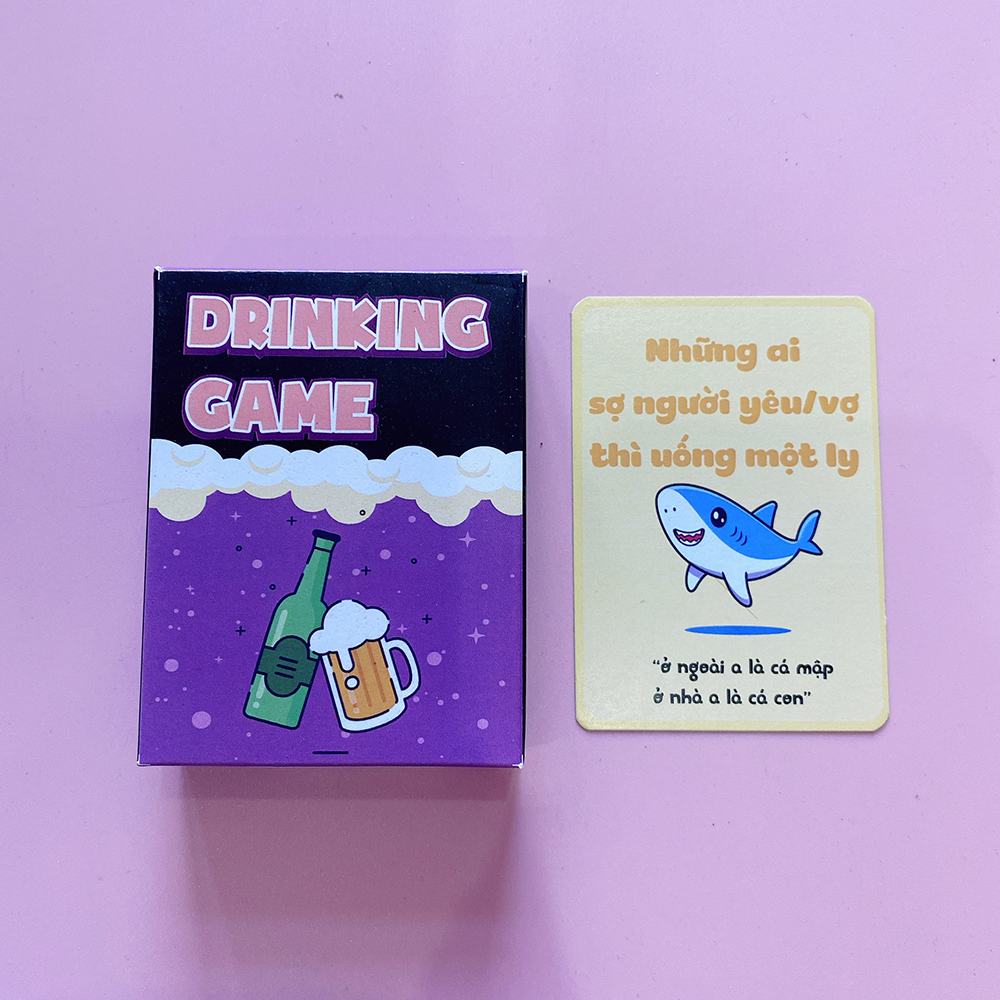 Bộ Bài Drinking Game 2022 Cho Bữa Tiệc Ăn Nhậu Uống Rượu Bia Bùng Cháy Cuộc Vui & Thăng Hoa Cảm Xúc DRKTIM