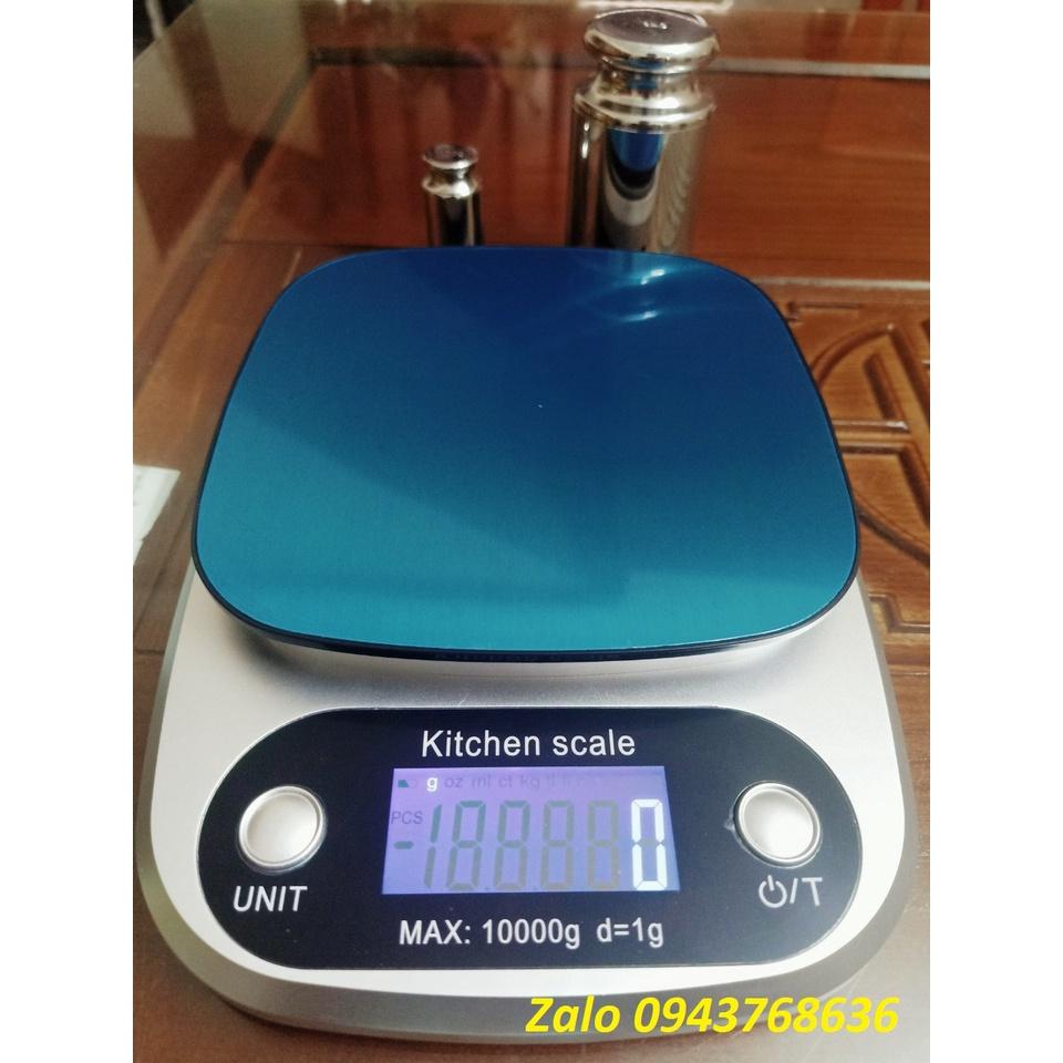 Cân thực phẩm tiểu ly điện tử siêu chính xác dải cân 10kg/1g,cân điện tử nhà bếp mini,độ chính xác cao