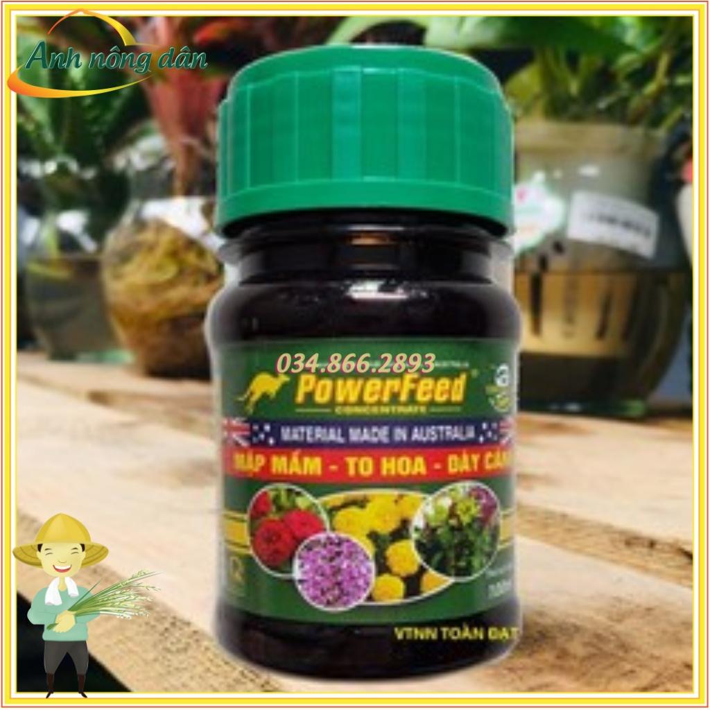 Bộ đôi phân đạm cá Powerfeed và Tảo biển Seasol chai 100ml - chuyên dùng cho hoa cây cảnh