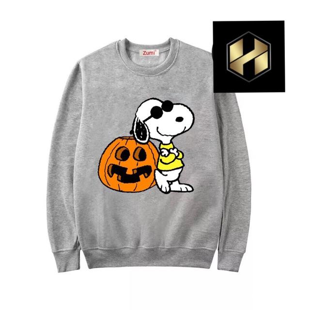 Áo sweater nam nữ halloween có bigsize nỉ bông dày mịn