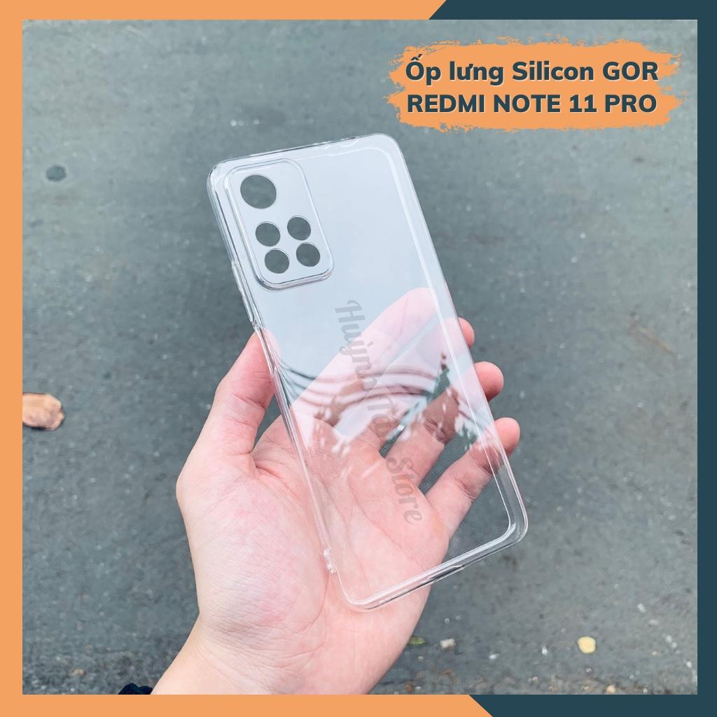Ốp lưng redmi note 11 4g 5g note 11 pro plus silicon trong suốt chính hãng GOR bảo vệ camera phụ kiện huỳnh tân store - Hàng nhập khẩu
