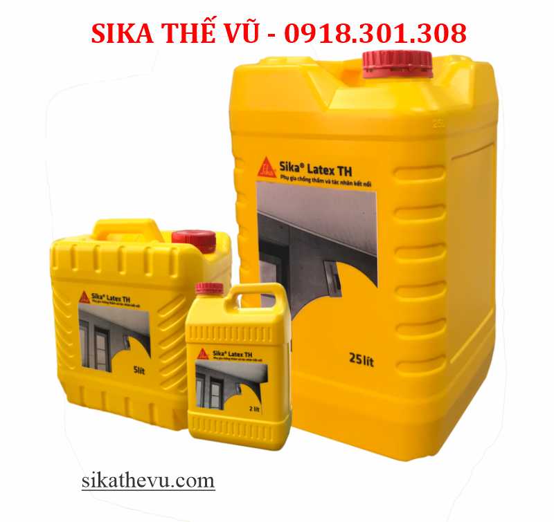 Phụ gia chống thấm vữa và tác nhân kết nối - Sikalatex TH (thùng 25lít)