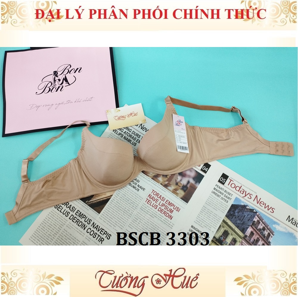 Áo lót nữ Bon Bon BSCB 3303 siêu mỏng, lưng bản to chữ U.