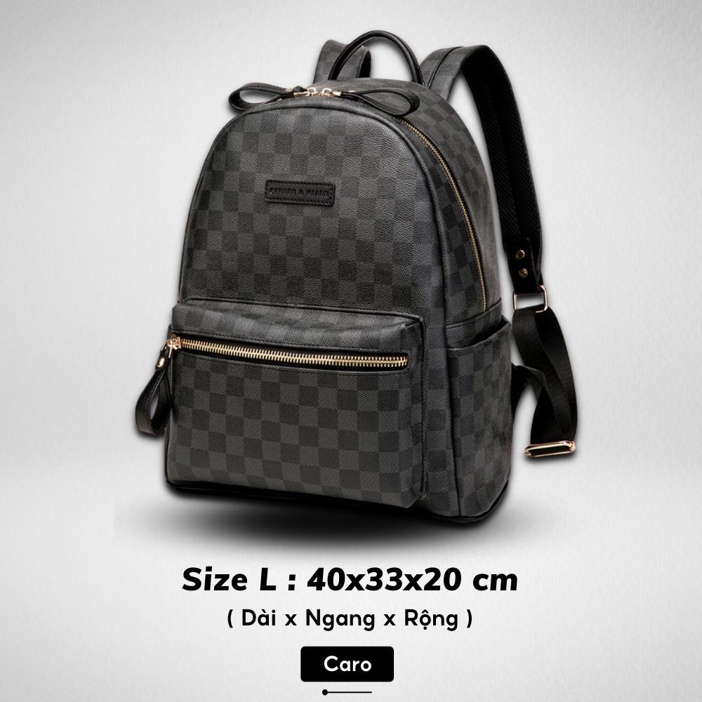 Balo da thời trang nam nữ balo MOM da PU cao cấp chống nước cặp đi học đi chơi ulzzang balo đựng laptop 14 inh -