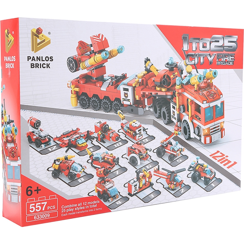 Bộ lắp ráp mô hình xe cứu hỏa - Panlos 633009