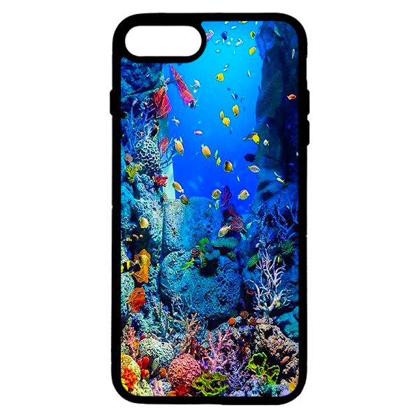 Ốp lưng cho điện thoại Iphone 7 Plus biển và cá   - Hàng chính hãng