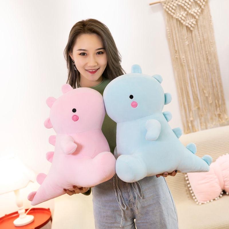 Gấu Bông Khủng Long Giá Rẻ Nhất - Khủng Long Nhồi Bông Béo Mập 45cm Mềm Mịn Cute - Bông Gòn 100% Cao Cấp An Toàn Cho Bé