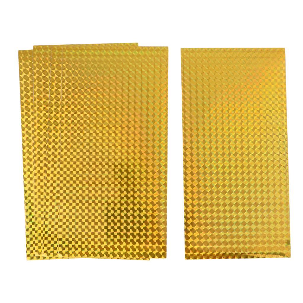 10 Pcs Fishing Lure Tape Holographic Adhesive Film Flash Tape DIY