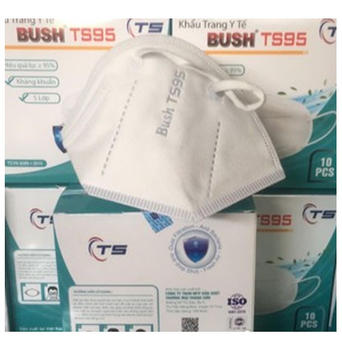 Khẩu trang TS95 Bush ,5 lớp ,kháng khuẩn 95% -Giá rẻ và an toàn