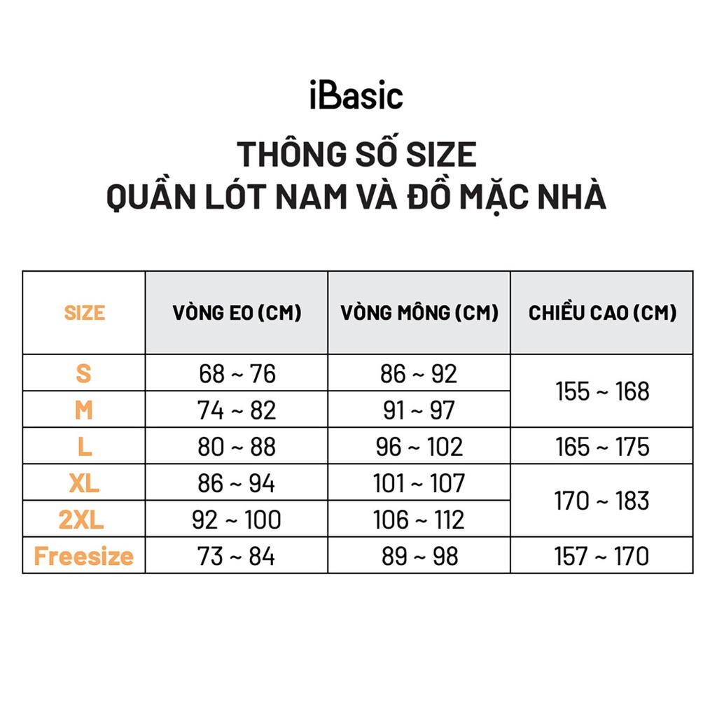Pack 3 quần lót không đường may iBasic V189