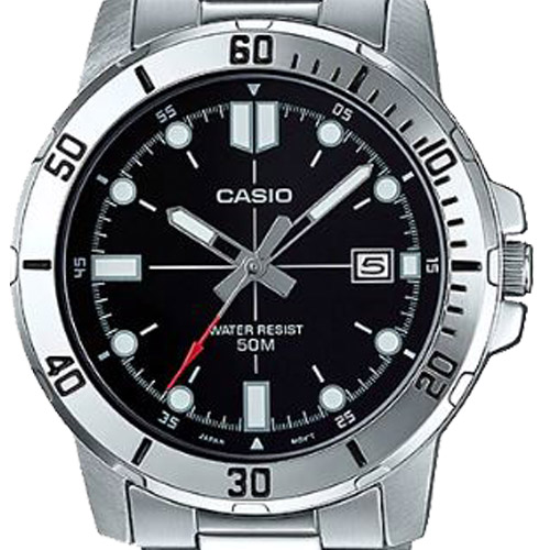 Đồng hồ nam dây thép không gỉ Casio MTP-VD01D-1EVUDF