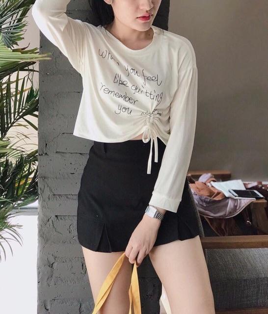 Áo thun in chữ