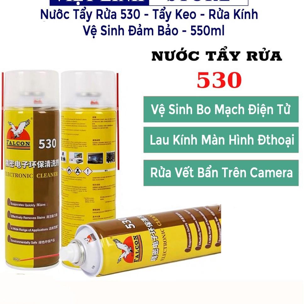 Nước tẩy rửa màn hình, lau keo kính Falcon 530, vệ sinh linh kiện