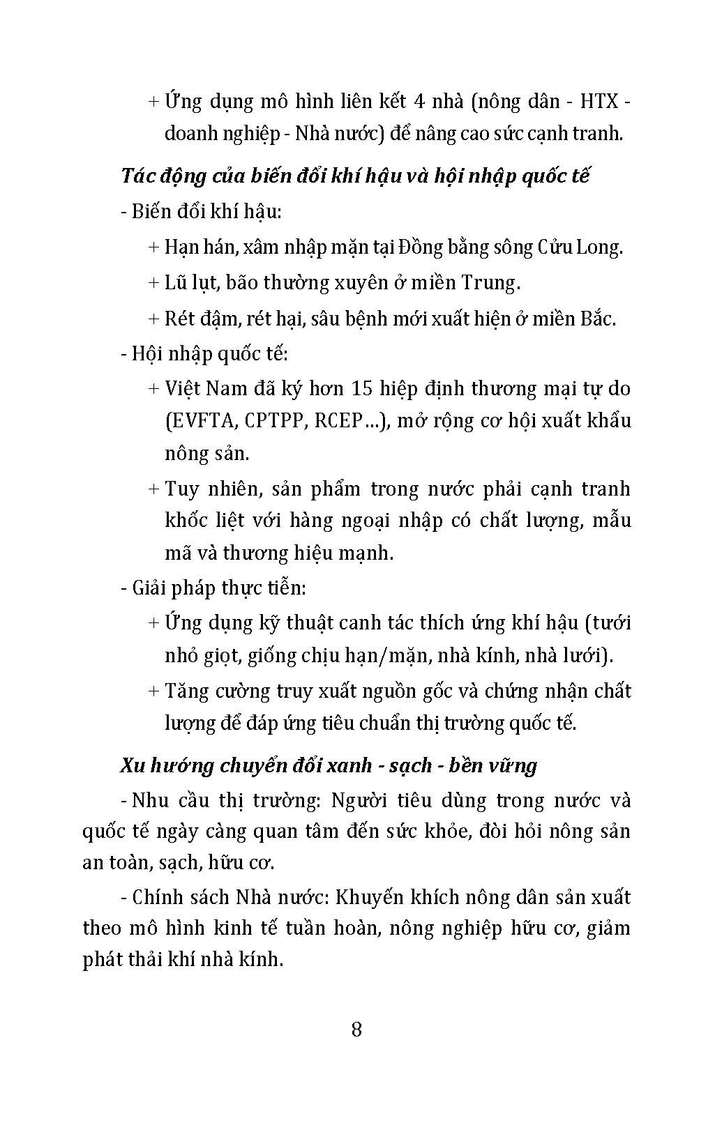 Làm Nông Kiểu Mới - Xanh, Sạch, Bền Vững: Chính Sách Cho Nông Dân Mới