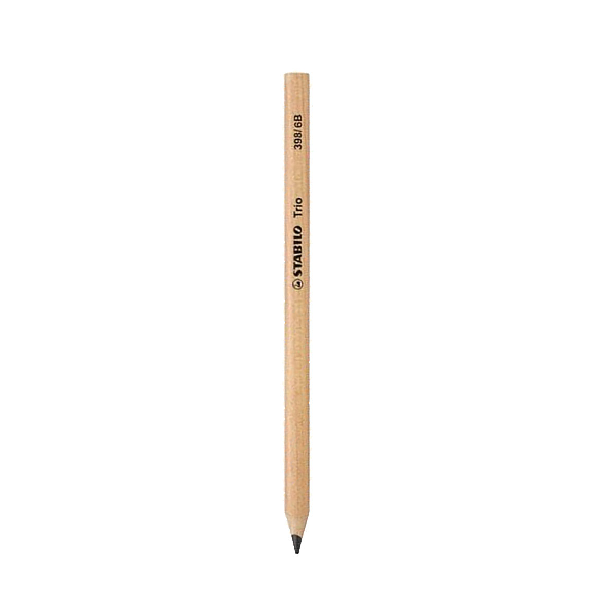 Bút chì gỗ phác thảo Jumbo STABILO Trio 362/398 - Chì Trio nét 6B