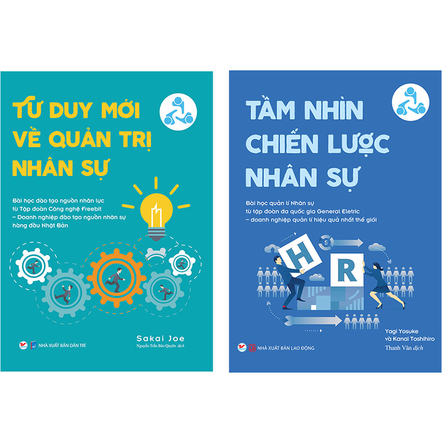 Hình ảnh Combo 2 Cuốn: Tư Duy Mới Về Quản Trị Nhân Sự + Tầm Nhìn Chiến Lược Nhân Sự