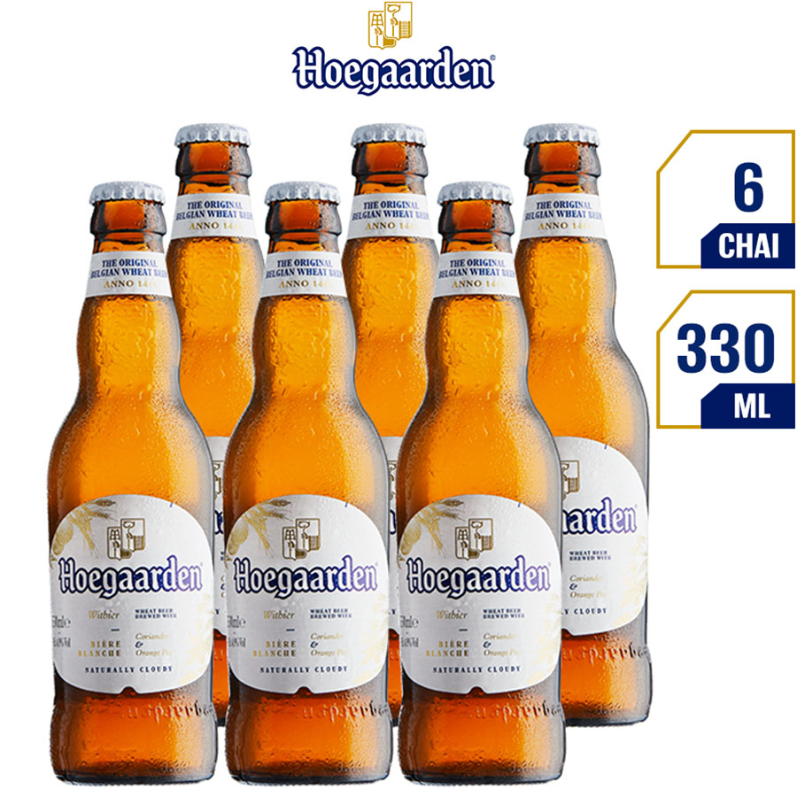 Lốc 6 Chai Bia Hoegaarden White