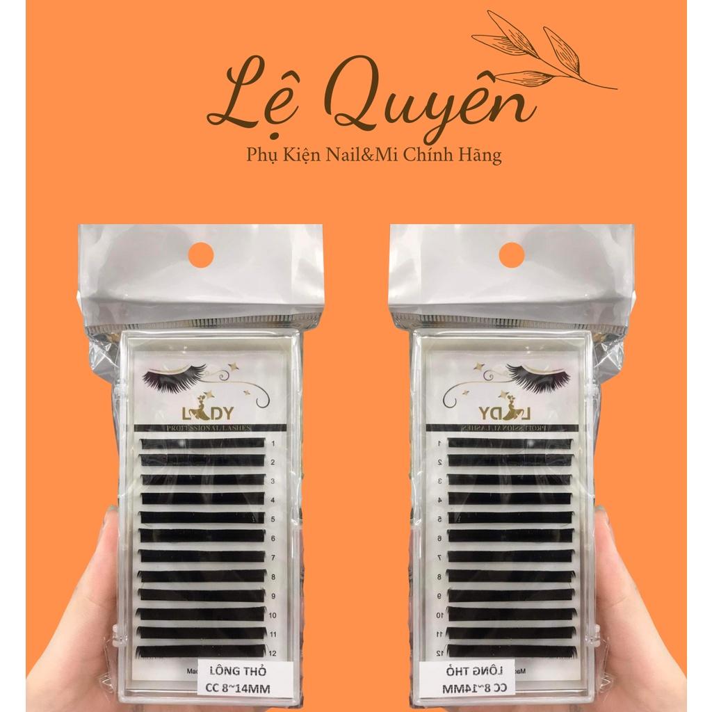 Mi Lông Thỏ Lady_Sợi Mi Siêu Mềm, Bắt Keo Mix 8-14mm
