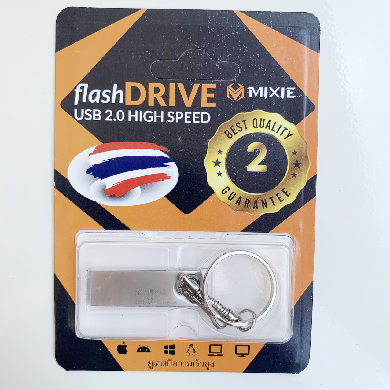 USB 2.0 MIXIE 16G/32GB/64GB C2 Kim Loại, Có Móc Treo -  Hàng chính hãng