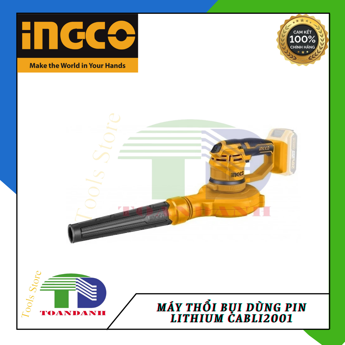Máy Thổi Bụi Dùng Pin Lithium Cabli2001