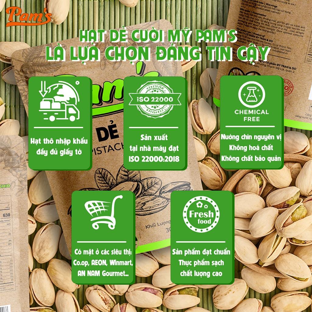 Hạt Dẻ Cười Nhập Khẩu Mỹ Pams(25g/túi) Hạt Dẻ Cao Cấp Không Tẩy Trắng, Béo Bùi, Không Mềm Yểu Hạt