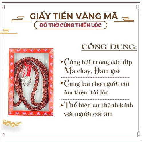 Phụ Kiện Cúng Dạng Chuỗi Phật Bằng Giấy - Hàng Mã Thiên Lộc