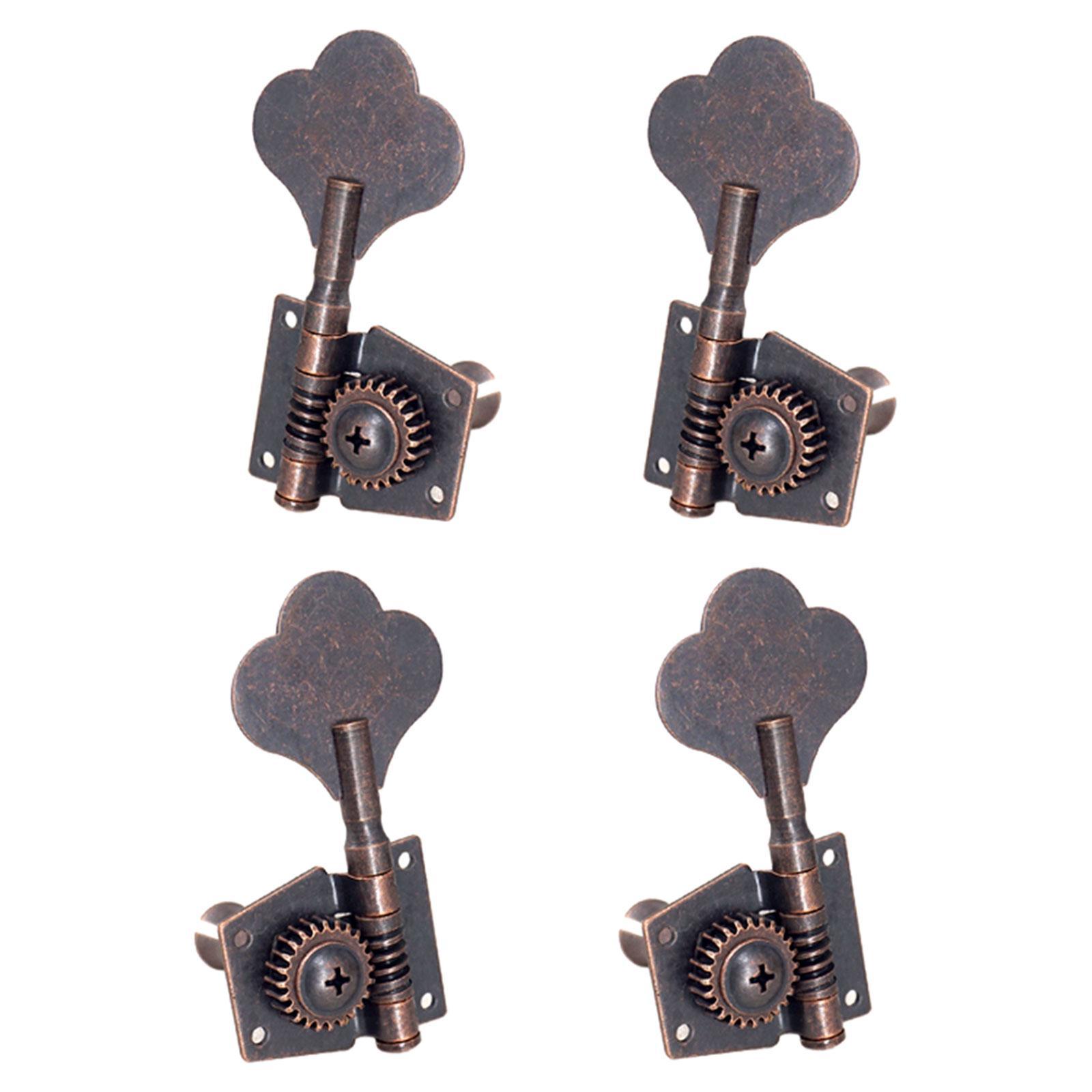 Electric Bass Guitar Opened Tuning Pegs Tuner Machine Heads Tuning Keys Buttons Guitar Parts Machine Head Tuner