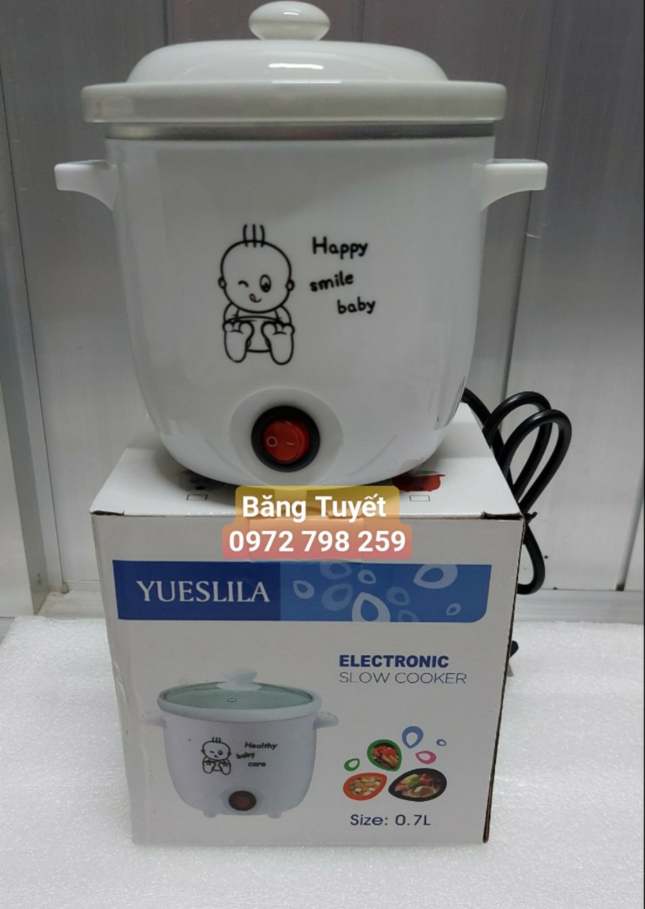 Nồi chưng, tiềm yến ,nấu cháo, soup,nấu chậm DDG-7C Nắp sứ LOẠI TỐT