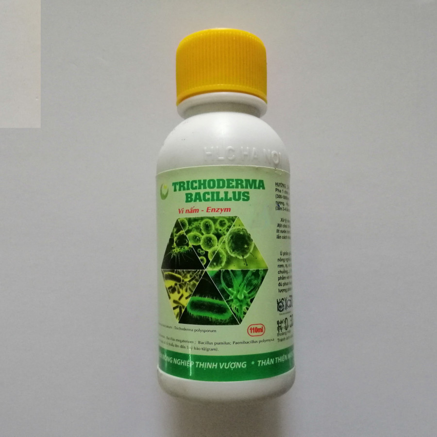 Chế phẩm TRICHODERMA BACILLUS 110ml - ỨC CHẾ NẤM, VI KHUẨN, TUYẾN TRÙNG
