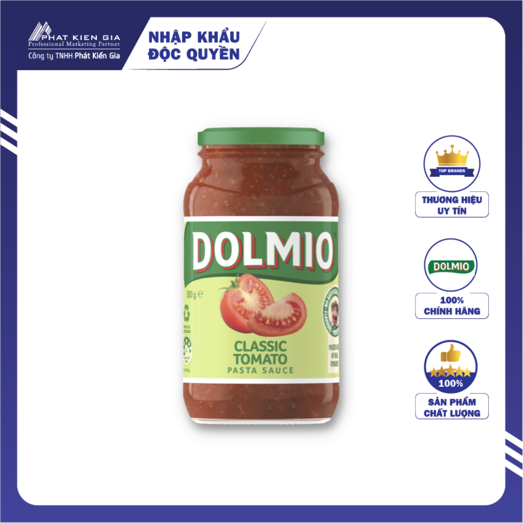 Sốt Mì Ý Cà Chua Truyền Thống Dolmio 500g (Úc) - Date: 09/10/2023