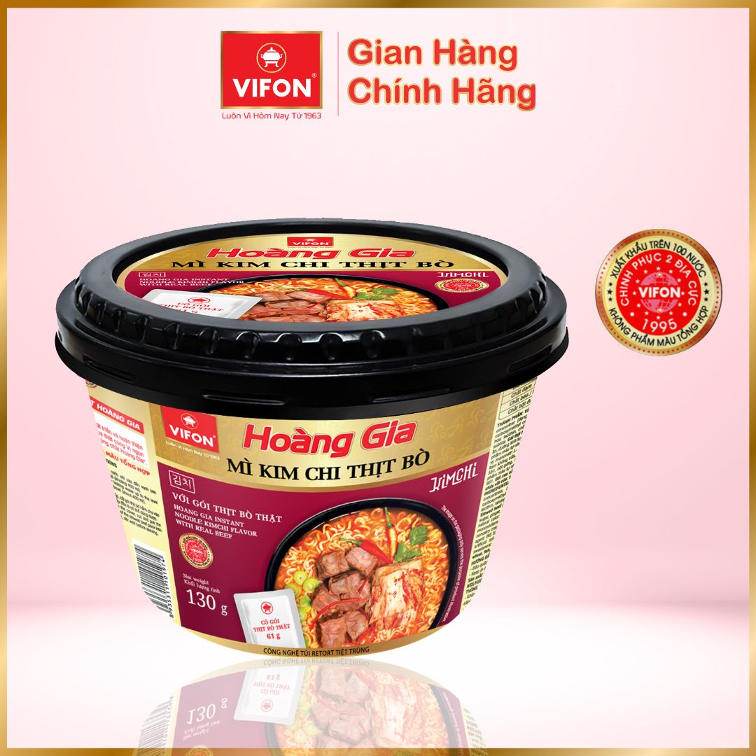 Thùng 12 Tô Kim Chi Thịt Bò HOÀNG GIA VIFON