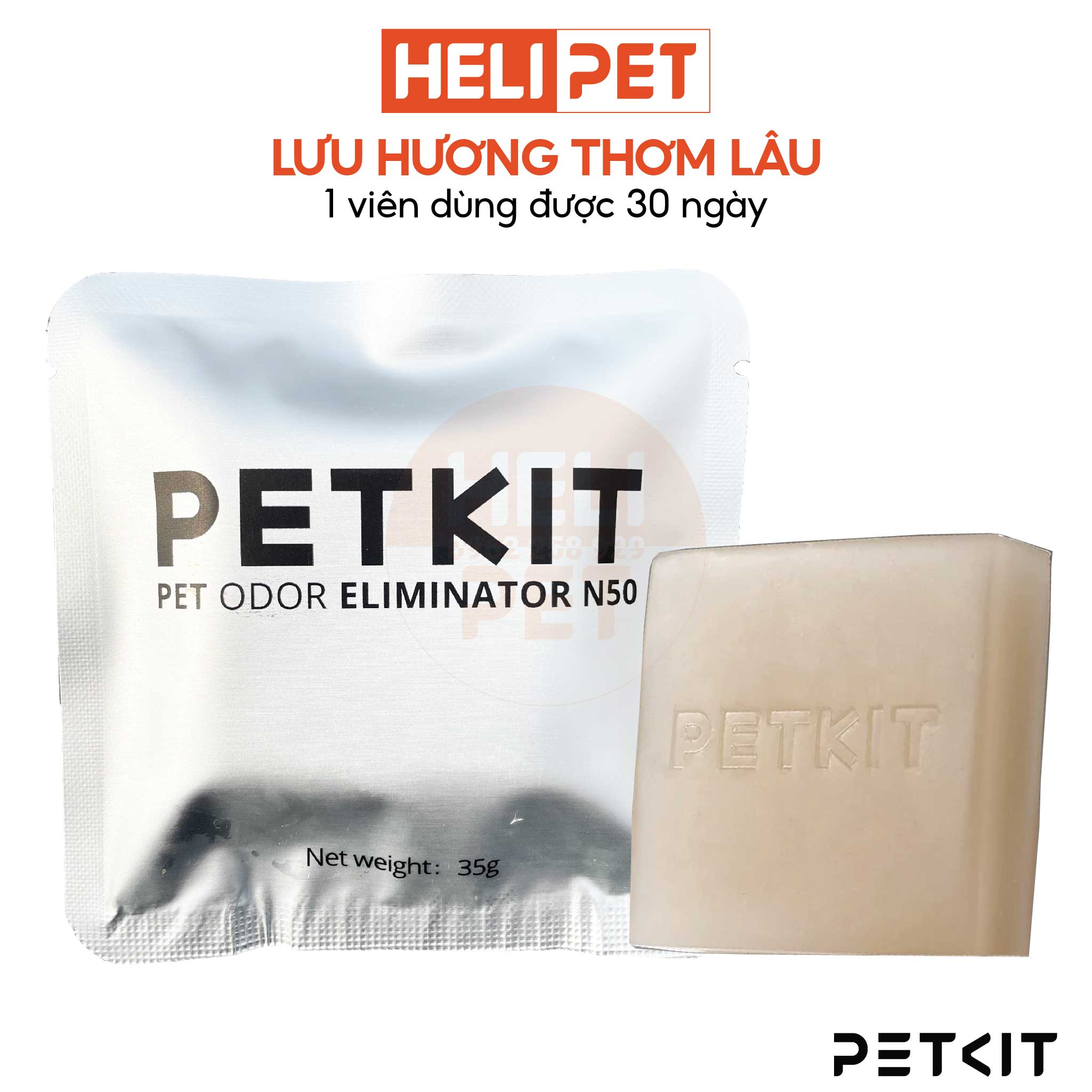 Sáp khử mùi Petkit N50 Dùng cho máy dọn vệ sinh tự động Petkit Pura Max - HeLiPet