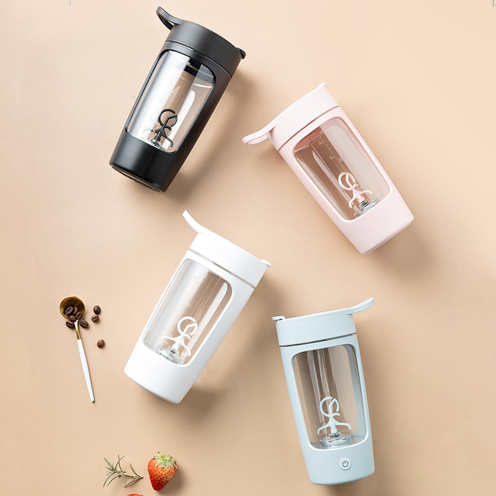Premium Electric Protein Shaker Bottle, Tritan - BPA Free Mixer Cup .