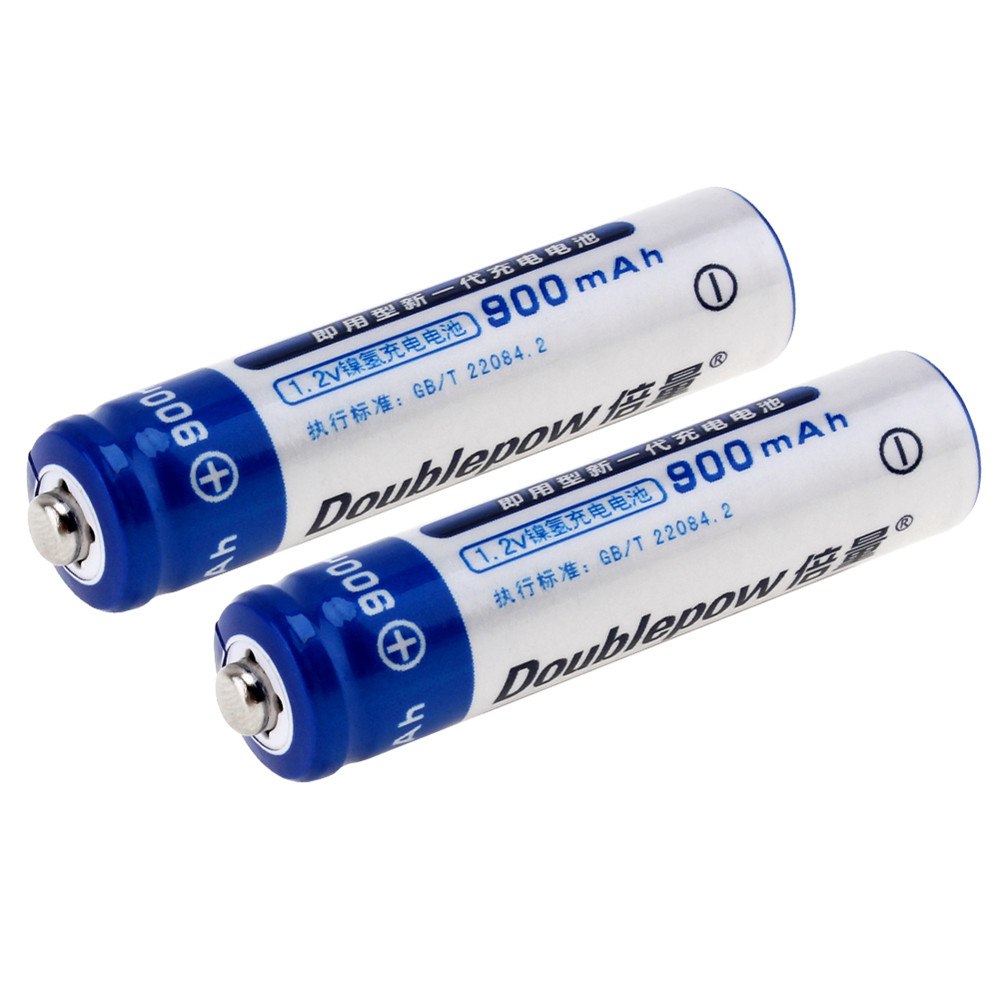 Bộ 3 viên Pin đũa sạc Doublepow AAA 900mah - Hàng Nhập Khẩu