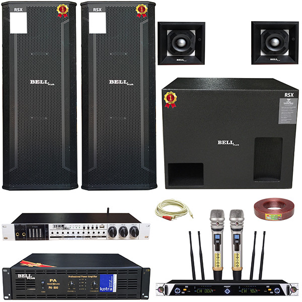 Bộ dàn sân khấu Mini trong nhà ngoài trời KMF - 8800 BellPlus VIP